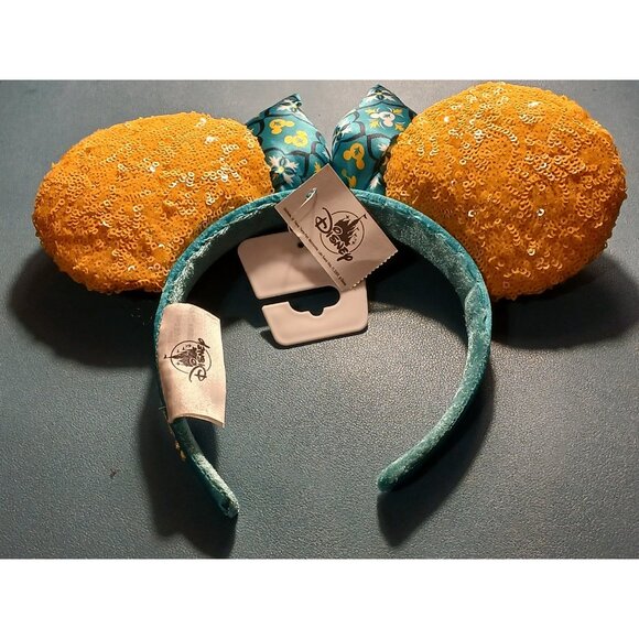 Disney Parks Epcot Saluti Limoncello Italy Minnie Mouse Ears Headband Lemon - Picture 3 of 6